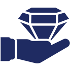 Icon hochwertige Leistungen